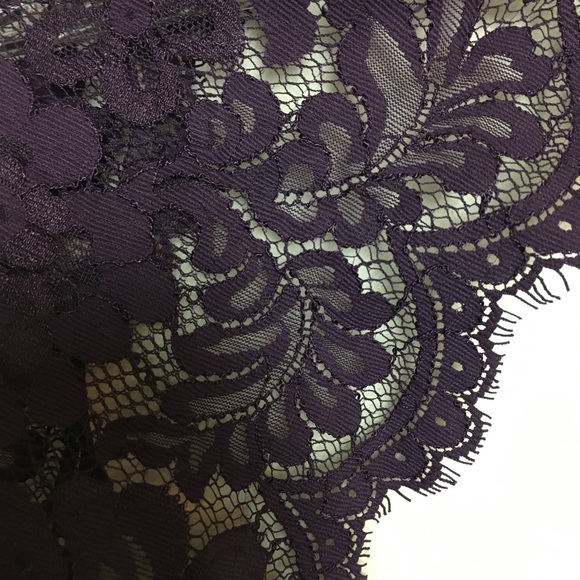 Xscape Purple Form Fitting Cocktail Dress - Picture 3 of 7